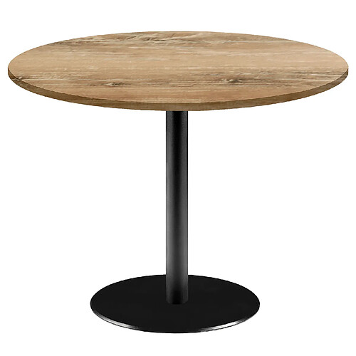 Restootab Table Ø120cm - modèle Rome chêne slovène