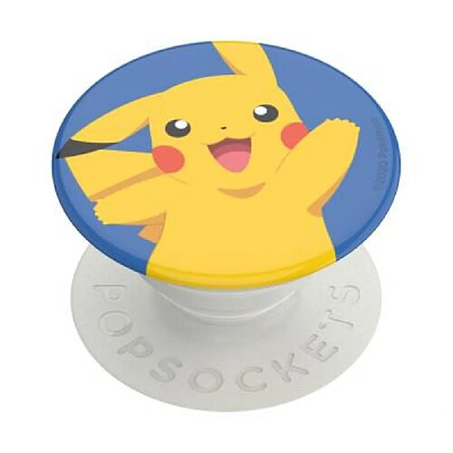 PopSockets Pop Grip pour Smartphones Standard Pikachu Knocked Pokémon Blanc / Bleu