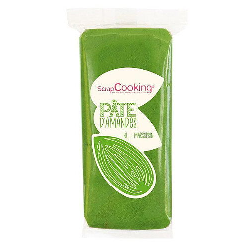 Scrapcooking Pâte d'amande - Vert - 200 g