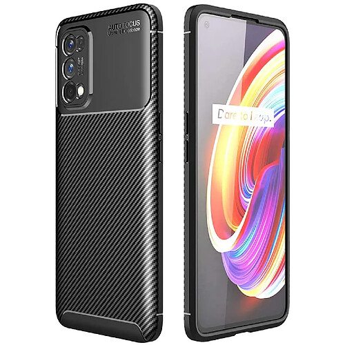 Xeptio Oppo Realme 7 Pro New Coque style carbone noir