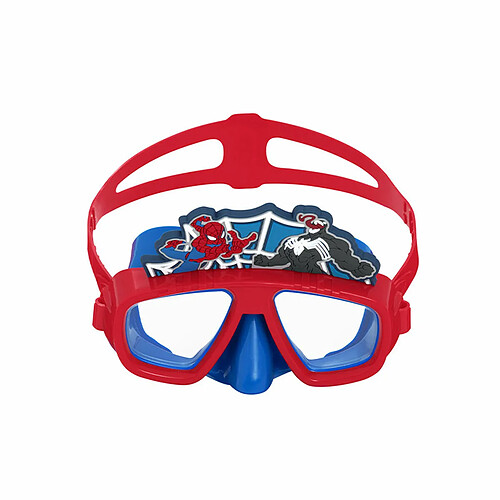 Bestway Masque Enfant Avec Sangle en Silicone Spiderman +3 Ans Plage et Piscine 98023