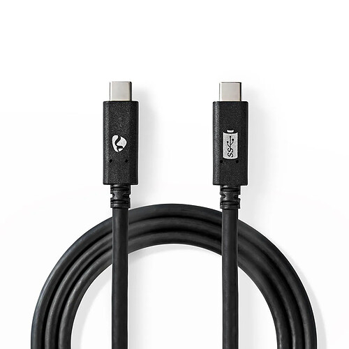 NEDIS Câble USB 3.1 (Gen2) USB- C™ Mâle vers USB-C™ Mâle 1,0 m Noir