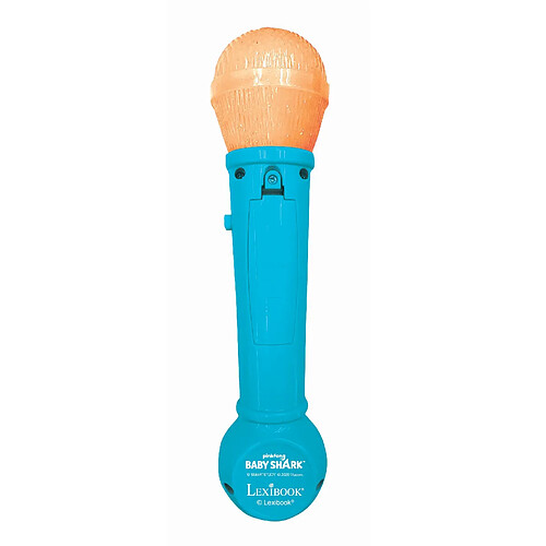 Lexibook Microphone Lumineux avec Mélodies et Effets Sonores Baby Shark