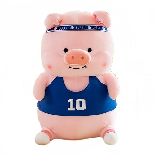 Universal 45cm peluche en poils de cochon, mignons enfants et poupées sur le lit avec des cadeaux de Noël pour les filles et les garçons | oreillers de luxe (bleu)