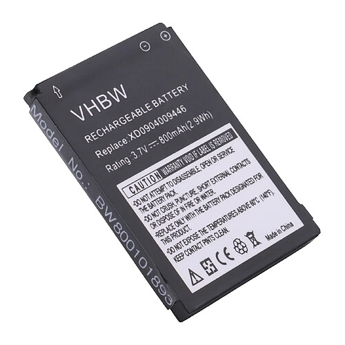 Vhbw Batterie LI-ION 800mAh pour DORO PhoneEasy 338, 345, 342, HandlePlus 334 remplace 01.10.CAREP0103, XD0904009446