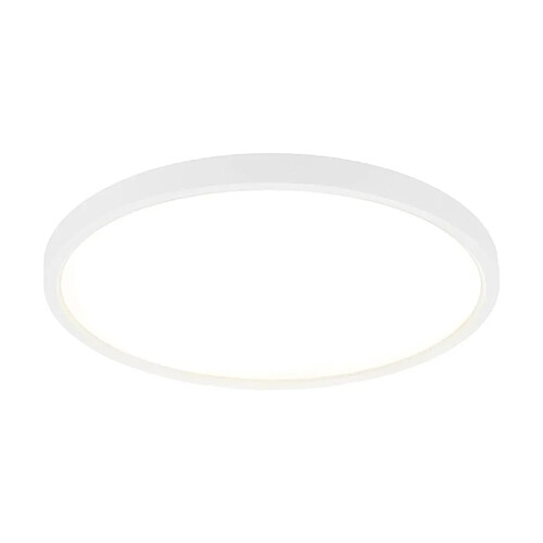 NETTLIFE Plafonnier LED 24W 4000 K 30cm Chambre Plat Diamètre Lampe de Cuisine Ronde Blanche Salle de Bain pour Salle de Bain Couloir