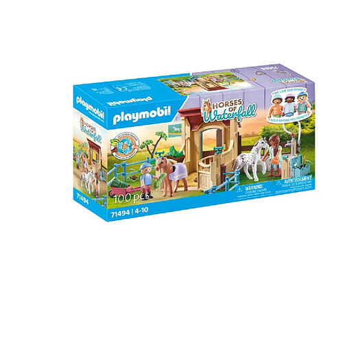 Playmobil® 71494 - PLAYMOBIL - Cavalières avec box et poneys