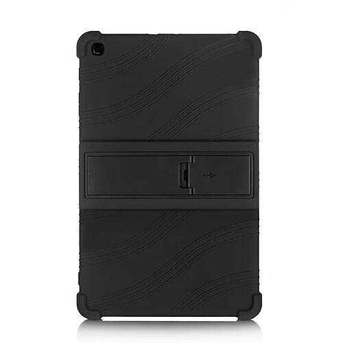 Coque en silicone souple avec béquille noir pour votre Samsung Galaxy Tab A 10.1 (2019) T515 T510