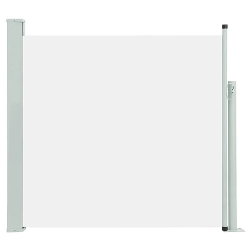 Maison Chic Auvent latéral rétractable de balcon | Store extérieur | Auvent solaire de patio 170x300 cm Crème -GKD29814