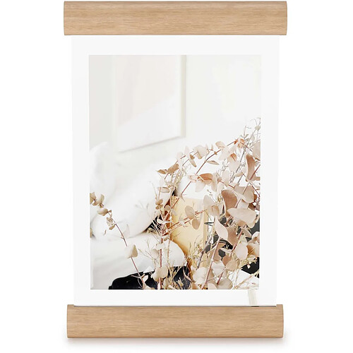 Umbra Cadre photo en bois 13 x 18 cm Scroll bois naturel.