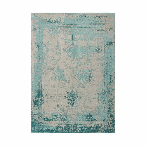 Paris Prix Tapis Vintage Tissé Nostalgia Turquoise 120 x 170 cm