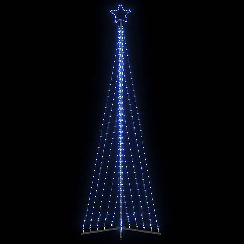 vidaXL Guirlande de sapin de Noël 495 LED bleu 300 cm