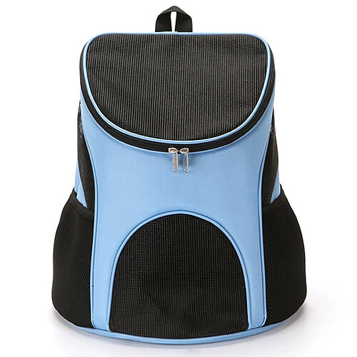 Wewoo Sac à dos pour animaux de compagnierespirant et pliable en nylontaille 33 x 30 x 24 cm bleu