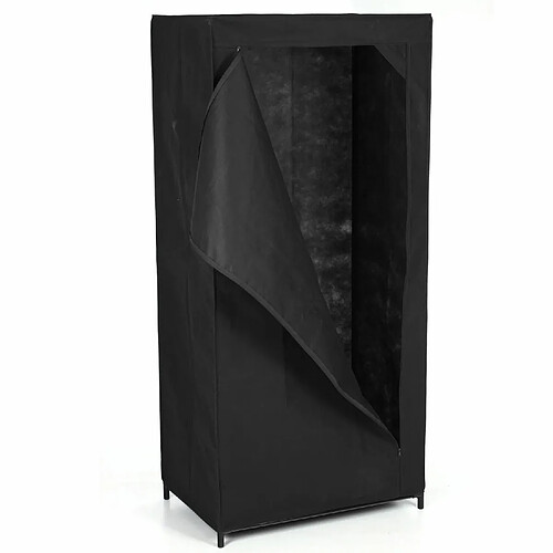 Id Space Armoire penderie - Housse en tissu - 70 x H. 148 cm