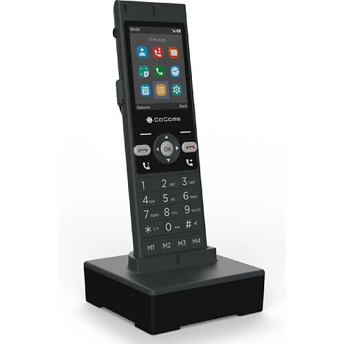 Cocomm DT 200 Téléphone Sans Fil 4G - Noir