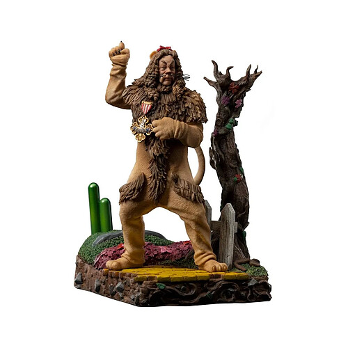 IRON STUDIOS Le Magicien d'Oz - Statuette 1/10 Deluxe Art Scale Le Lion Peureux 20 cm