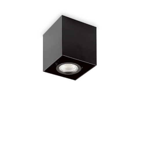 Ideal Lux Plafonnier intérieur à 1 lumière, noir, GU10