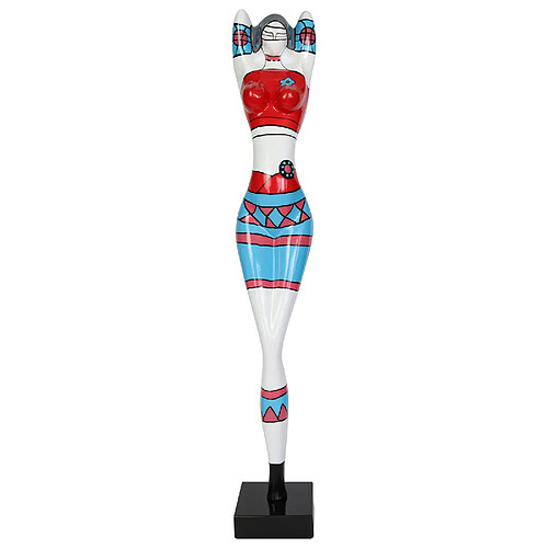 Figurine Féminine Kuatéh Kristen 19x15x101 cm Multicolore