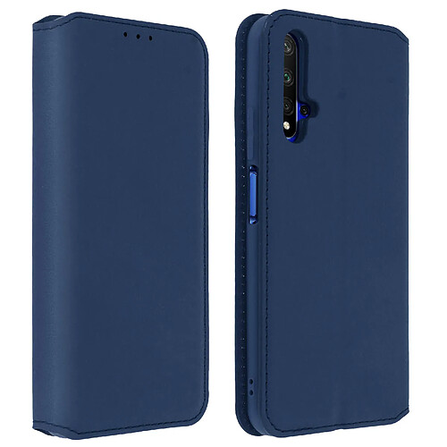 Avizar Housse Honor 20 / Huawei Nova 5T Folio Portefeuille Fonction Support Bleu nuit