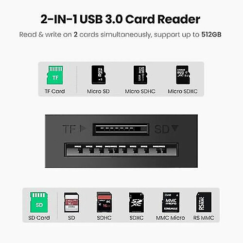 Universal Lecteur de carte USB 3.0 Adaptateur de carte mémoire SD SD TF SDXC SDHC SDXC SDHC MMC