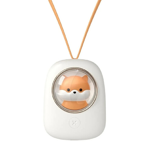 Universal Adorable ventilateur de cou USB rechargeable portable de bureau de dessin animé corde espace capsule ventilateur