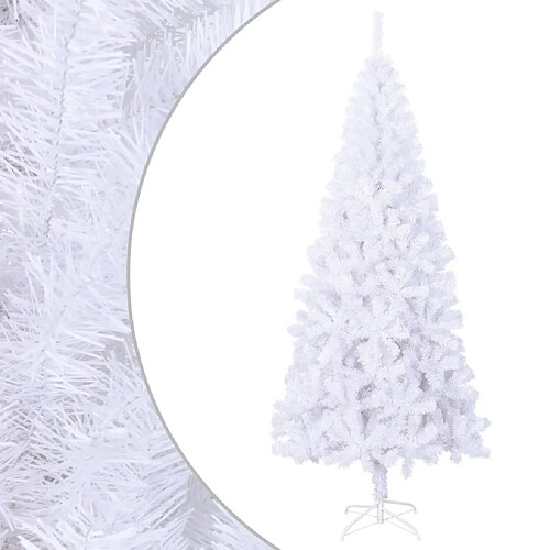 vidaXL Arbre de Noël artificiel et support Acier 210 cm 910 branches