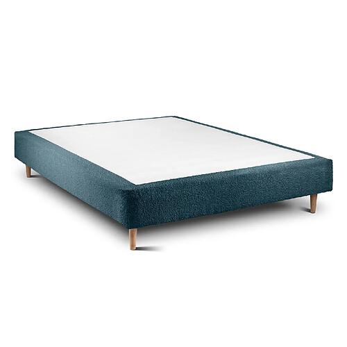 Sommeil de plomb Sommier Tapissier Bouclette Bleu 150x200 H35cm