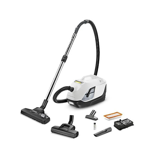 NEW KARCHER DS 6 PLUS - Aspirateur sans sac avec filtration par eau + Accessoires - Rejette un air dépoussiéré a 99,95 %