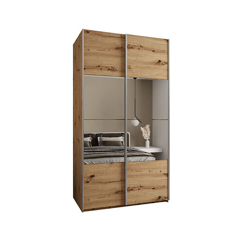 Abiks Meble Armoire à portes battantes Lux 4 245,5/140/64 2 portes