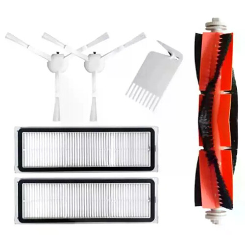 Accessoires de filtre pour aspirateur Robot Xiaomi Mijia 1C, brosse principale et brosse latérale