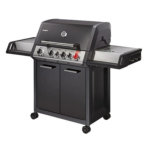 Barbecue gaz Monroe Black Pro 4 IK Turbo - ENDERS - 4 brûleurs dont 1 Turbo Zone