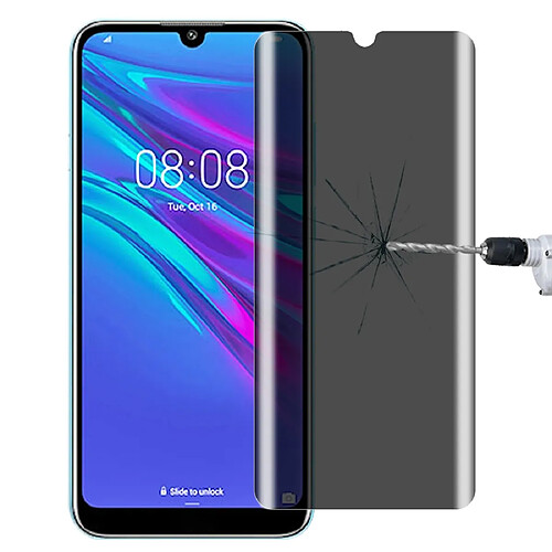 Wewoo Film de verre trempé Protecteur d'écran anti-éblouissement confidentialité pour Huawei Honor 8A 9Hdureté de surface 180 degrés