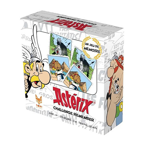 Topi Games Jeu de cartes Topigames Astérix Remember