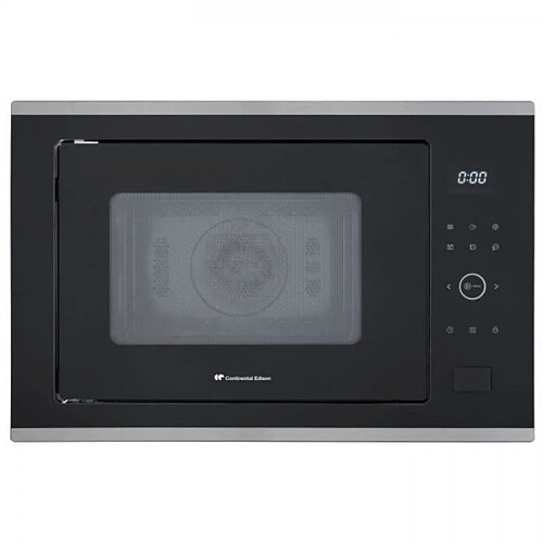 Micro-ondes combiné encastrable CONTINENTAL EDISON CEMO34CEB2 Noir et Inox L59,5 x H38,8 x P46,8 cm 34L Grill et convection