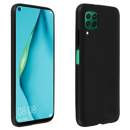 Avizar Coque Huawei P40 Lite Protection Souple Flexible Antichoc Finition Mate Noir