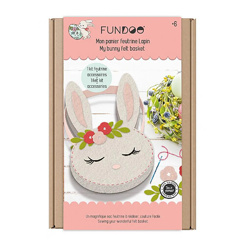 Fundoo - mon panier feutrine ? lapin