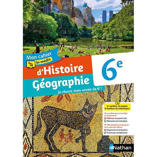 Mon cahier bi-média d'histoire géographie 6e