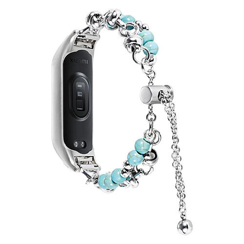 Bracelet en métal bijoux en perles ajustables pour votre Xiaomi Mi Band 3/4 - vert