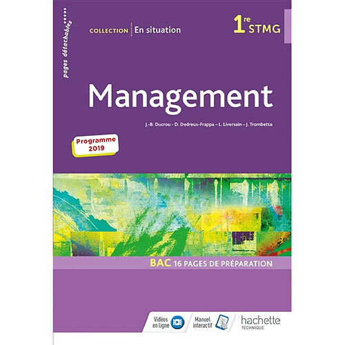 Management 1re STMG : programme 2019