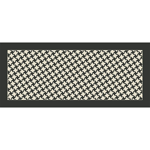 Alter Tapis de couloir, 100% Made in Italy, Tapis antitache avec impression numérique, Tapis antidérapant et lavable, Modèle Aleramo, cm 250x65