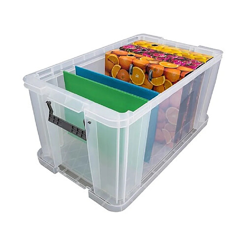 Allstore Boîte de rangement plastique 54 L incolore