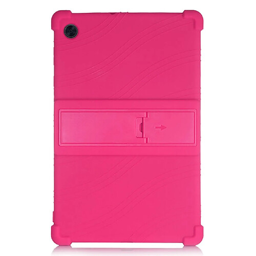 Coque en silicone souple avec béquille coulissante rose pour votre Lenovo Tab M10 HD Gen 2 TB-X306