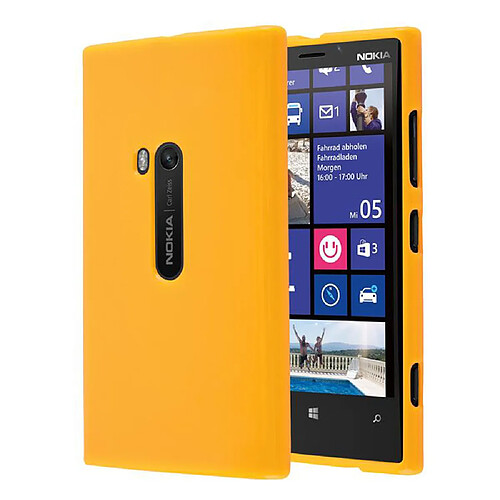 Cadorabo Coque Nokia Lumia 920 Etui en Jaune