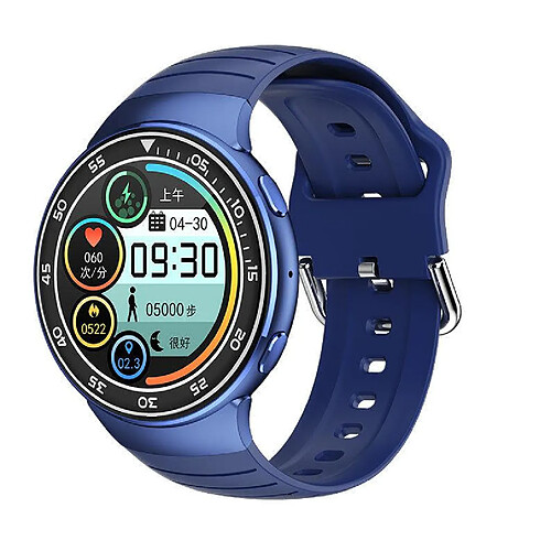 Chrono Montre Connectée Chronus YD1 IP67 Étanche Bluetooth-Bleu