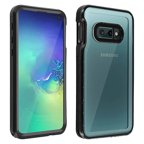 Coque Samsung Galaxy S10e Bi-matière Waterproof 2m Film Écran Redpepper noir