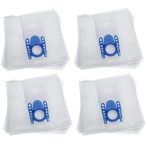 vhbw 20x sacs compatible avec Kärcher VC 5200, VC 5300, VC 6, VC 6000, VC 6100, VC 6150 aspirateur - microfibres non tissées, 29,8cm x 30cm, blanc