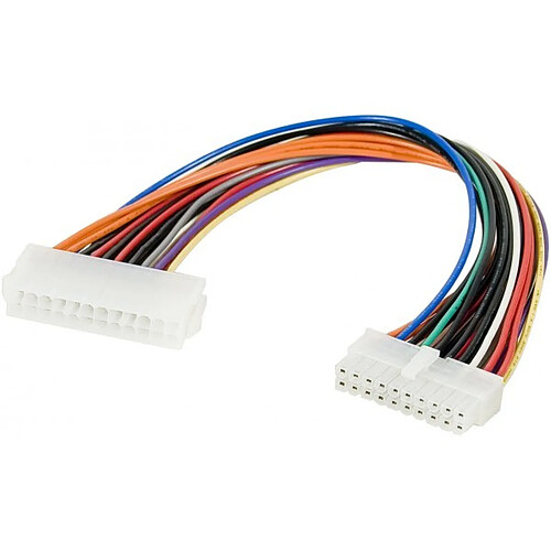 Abi Diffusion Adaptateur d alimentation 24 pins pour carte mère 20 pins