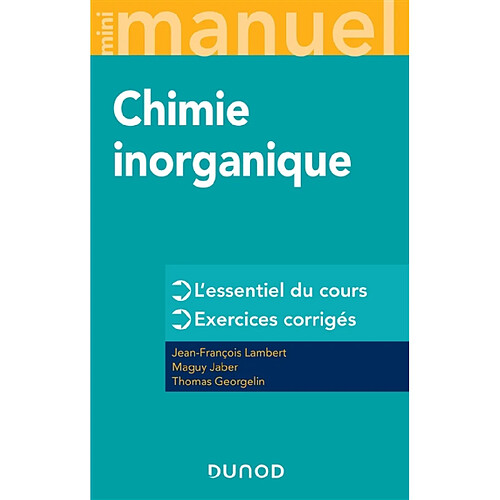 Chimie inorganique · Occasion