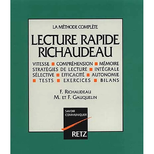 Lecture rapide Richaudeau : la méthode complète · Occasion