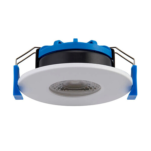 Saxby Downlight Encastrable IP65 7W Peinture Blanc Mat IP65